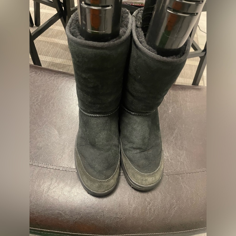 Vintage UGG off-roader chunky wole boots Sz 10 - Picture 2 of 6